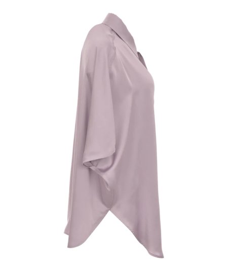 Camicia di raso button down