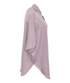Camicia di raso button down