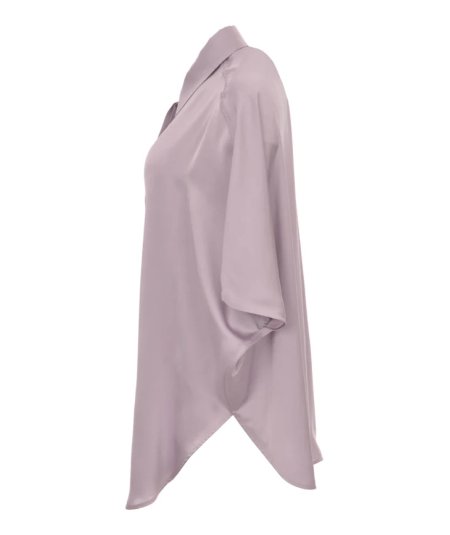 Camicia di raso button down