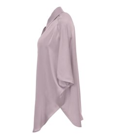 Camicia di raso button down
